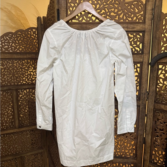 NEW NWT Ganni White Square Neck Mini Dress - Picture 3 of 6